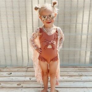 Joyfolie Marina Swimsuit Light Mahogany Sz 8